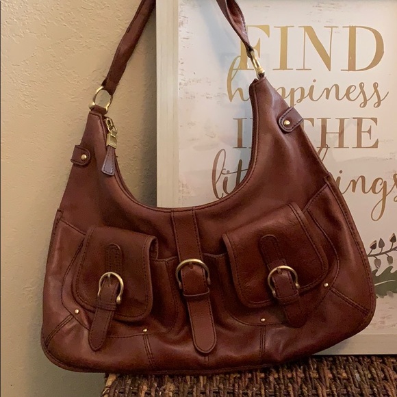Talbots Handbags - Talbots leather hobo bag